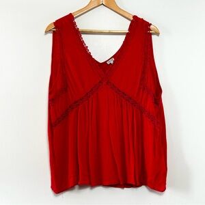 Kismet Lace Detail Tank Top XL